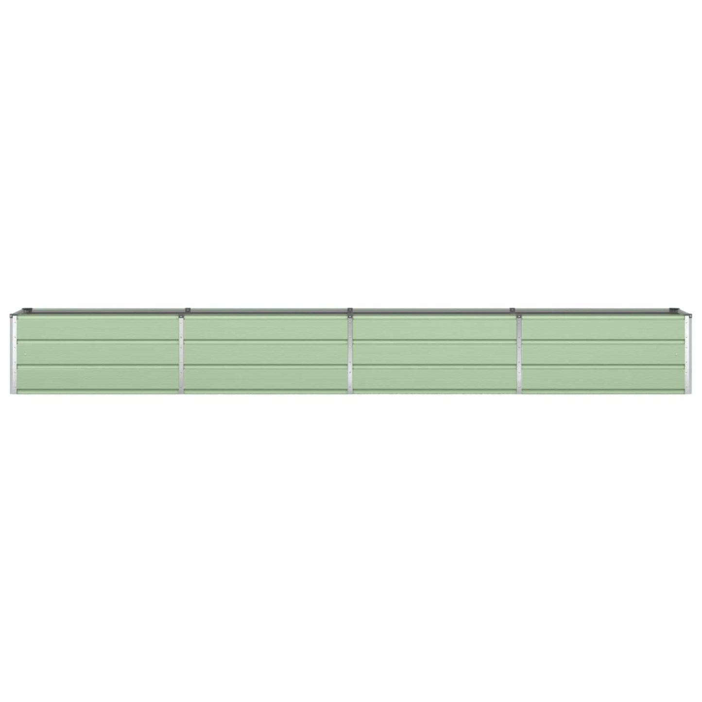 vidaXL Planter Pastel Green 385 x 50 x 45 cm Galvanised Steel