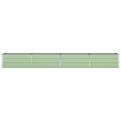 vidaXL Planter Pastel Green 385 x 50 x 45 cm Galvanised Steel