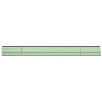 vidaXL Planter Pastel Green 480 x 50 x 45 cm Galvanised Steel