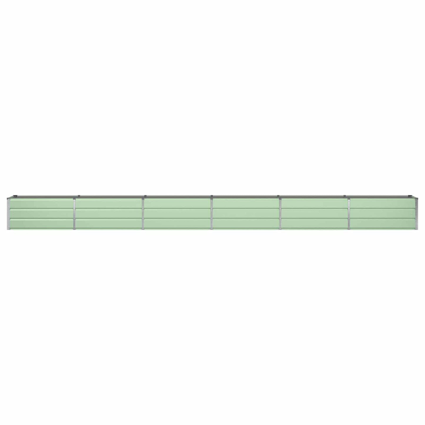 vidaXL Planter Pastel Green 580 x 50 x 45 cm Galvanised Steel