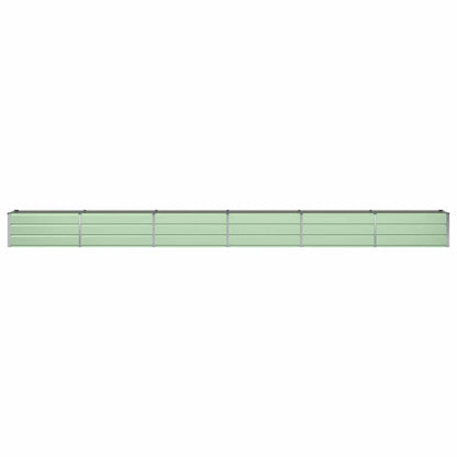 vidaXL Planter Pastel Green 580 x 50 x 45 cm Galvanised Steel