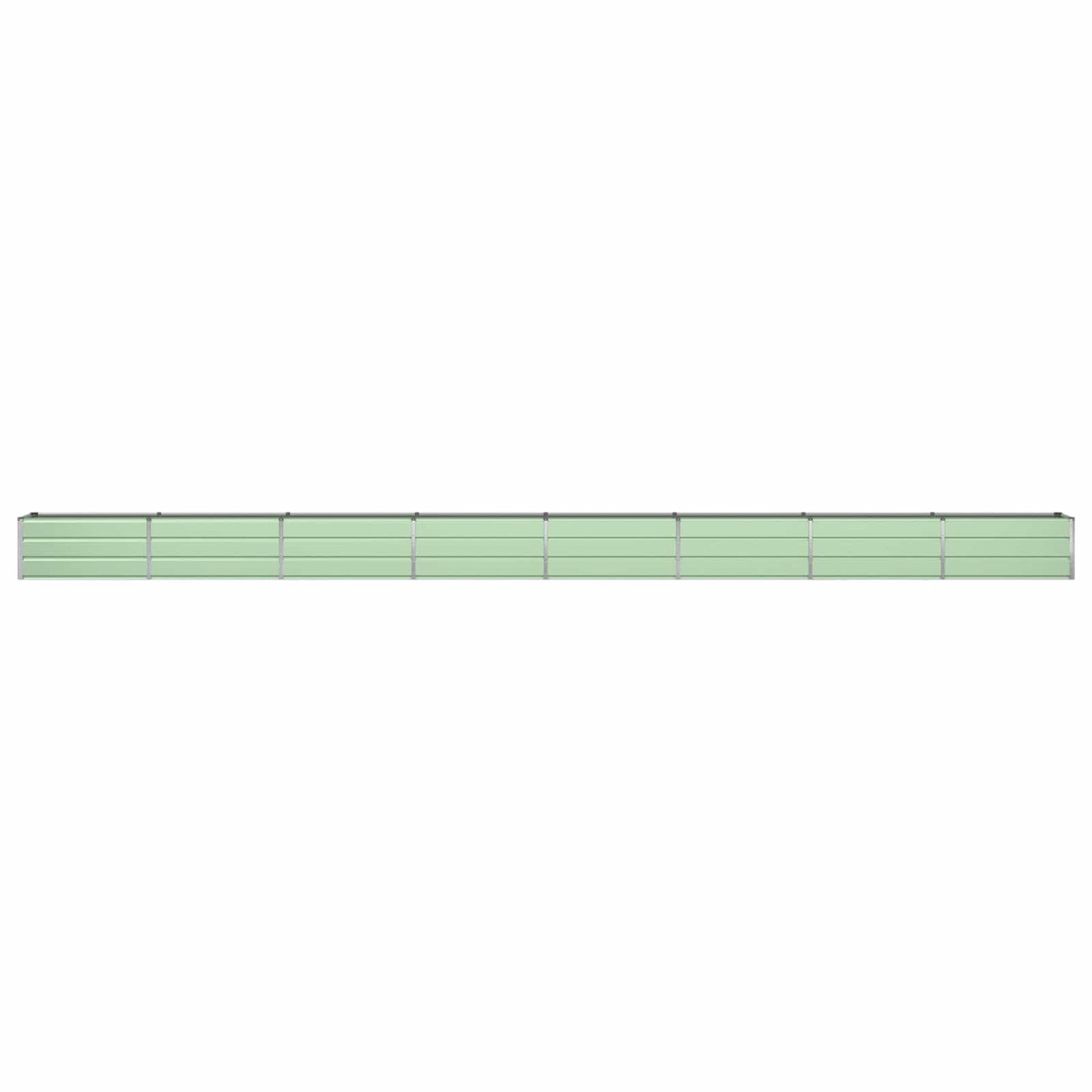 vidaXL Planter Pastel Green 770 x 50 x 45 cm Galvanised Steel