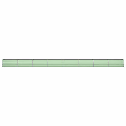 vidaXL Planter Pastel Green 770 x 50 x 45 cm Galvanised Steel