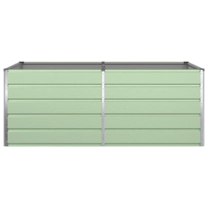 vidaXL Planter Pastel Green 195 x 100 x 75 cm Galvanised Steel