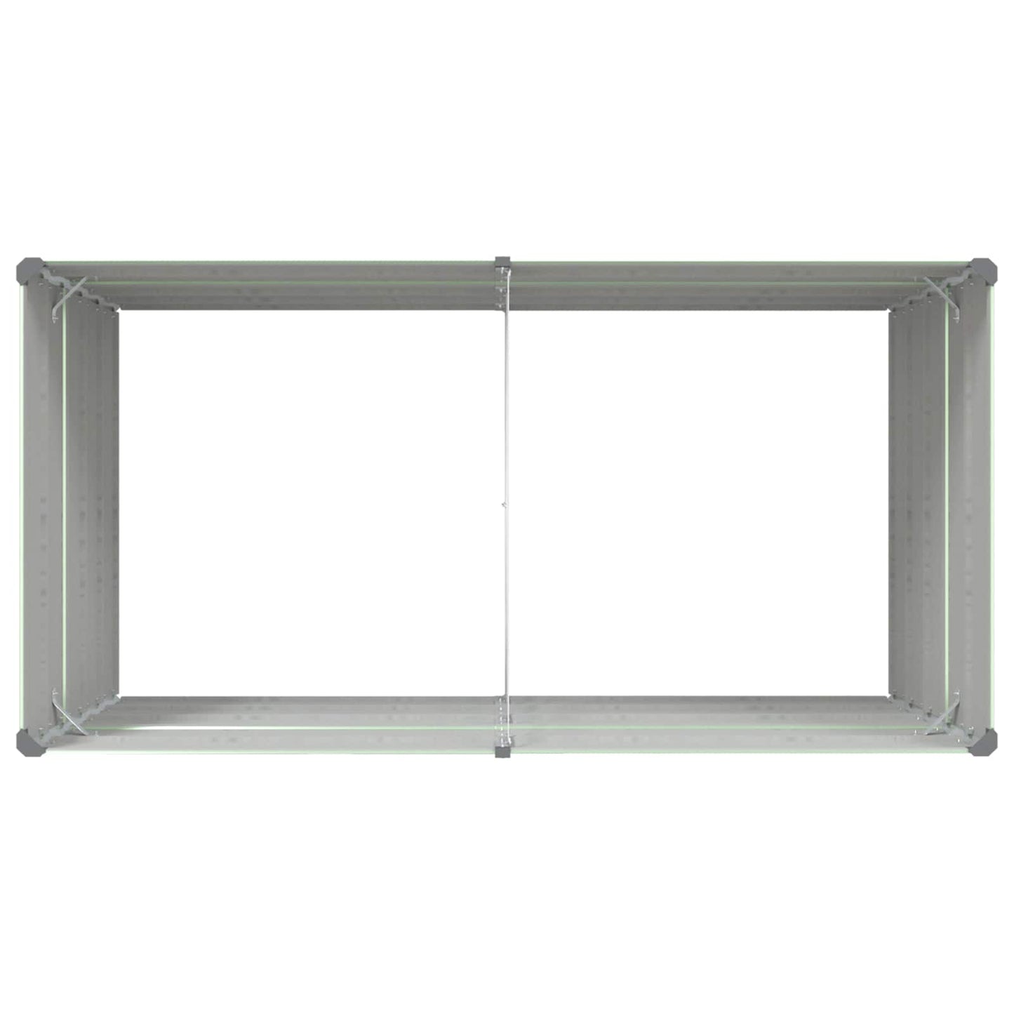 vidaXL Planter Pastel Green 195 x 100 x 75 cm Galvanised Steel
