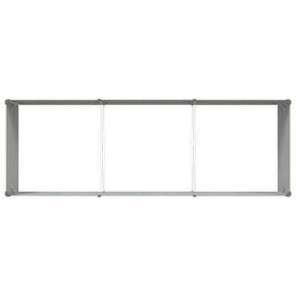 vidaXL Planter Pastel Green 290 x 100 x 45 cm Galvanised Steel