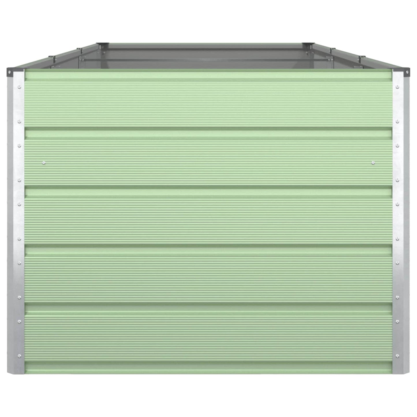 vidaXL Planter Pastel Green 290 x 100 x 75 cm Galvanised Steel