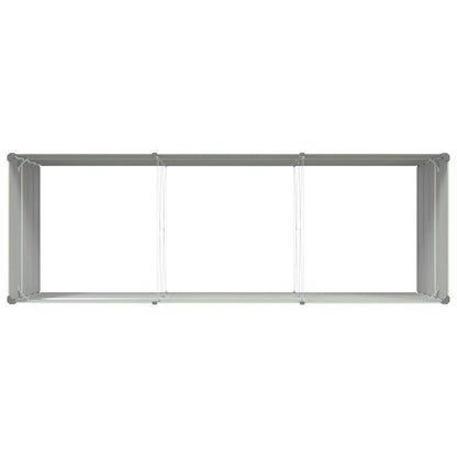 vidaXL Planter Pastel Green 290 x 100 x 75 cm Galvanised Steel