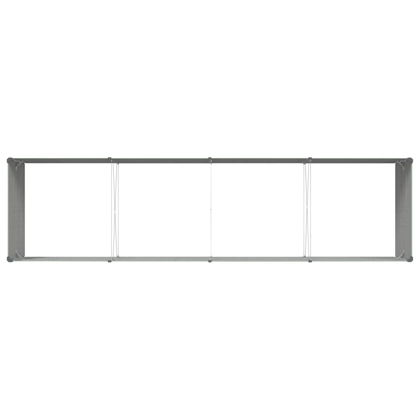 vidaXL Planter Pastel Green 385 x 100 x 45 cm Galvanised Steel