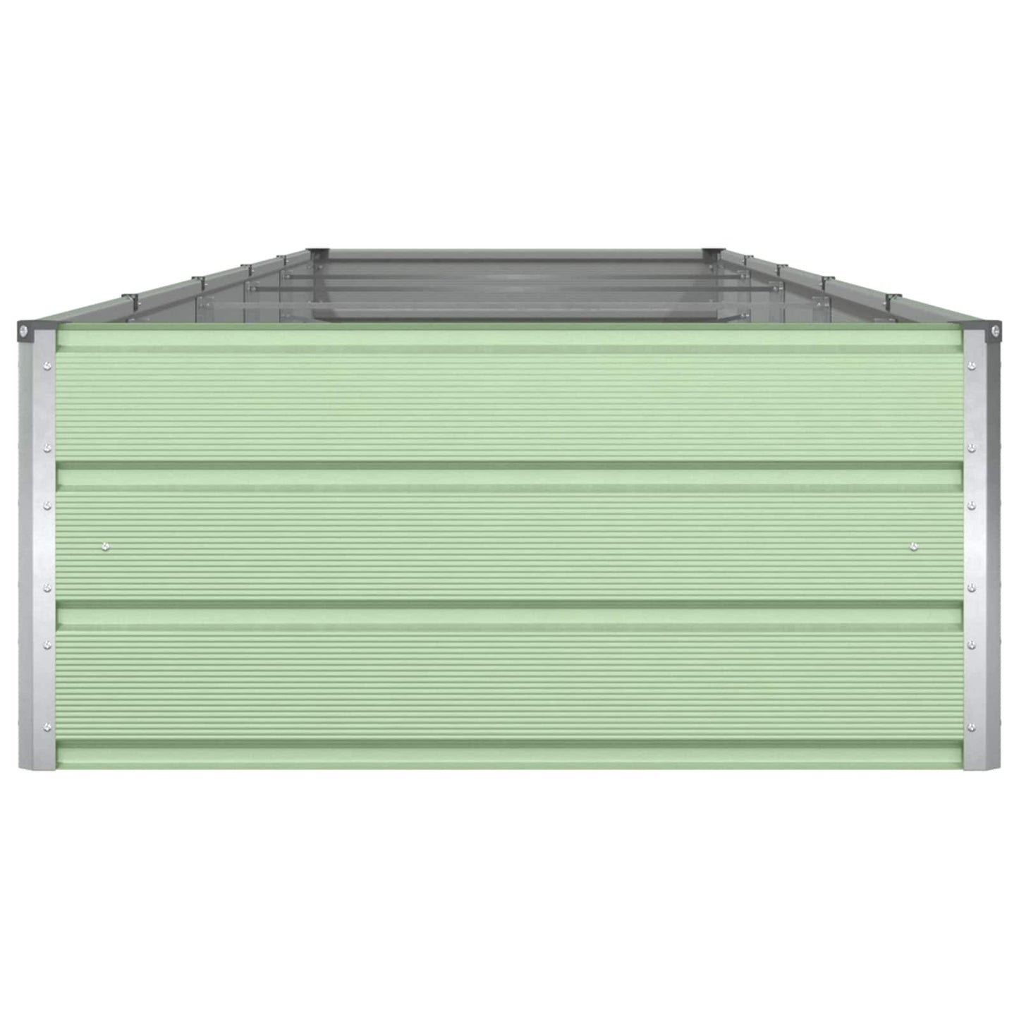 vidaXL Planter Pastel Green 480 x 100 x 45 cm Galvanised Steel