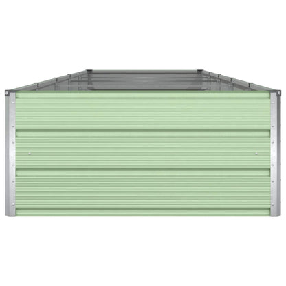 vidaXL Planter Pastel Green 480 x 100 x 45 cm Galvanised Steel