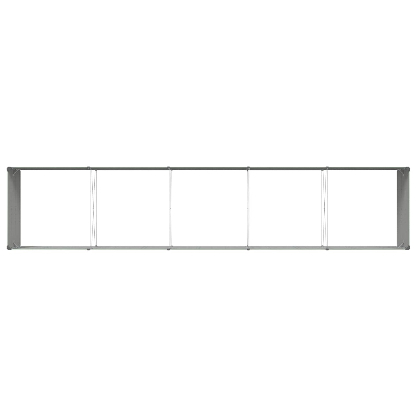 vidaXL Planter Pastel Green 480 x 100 x 45 cm Galvanised Steel