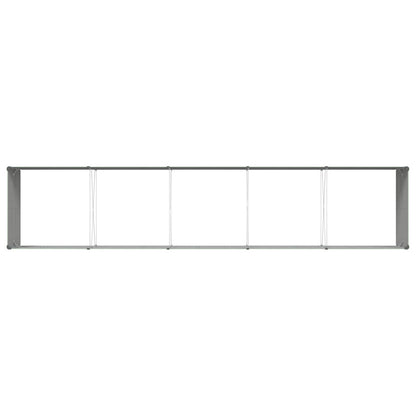 vidaXL Planter Pastel Green 480 x 100 x 45 cm Galvanised Steel