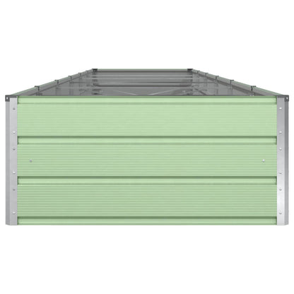 vidaXL Planter Pastel Green 580 x 100 x 45 cm Galvanised Steel