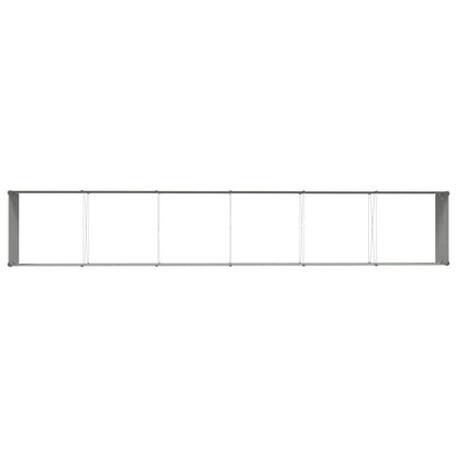 vidaXL Planter Pastel Green 580 x 100 x 45 cm Galvanised Steel