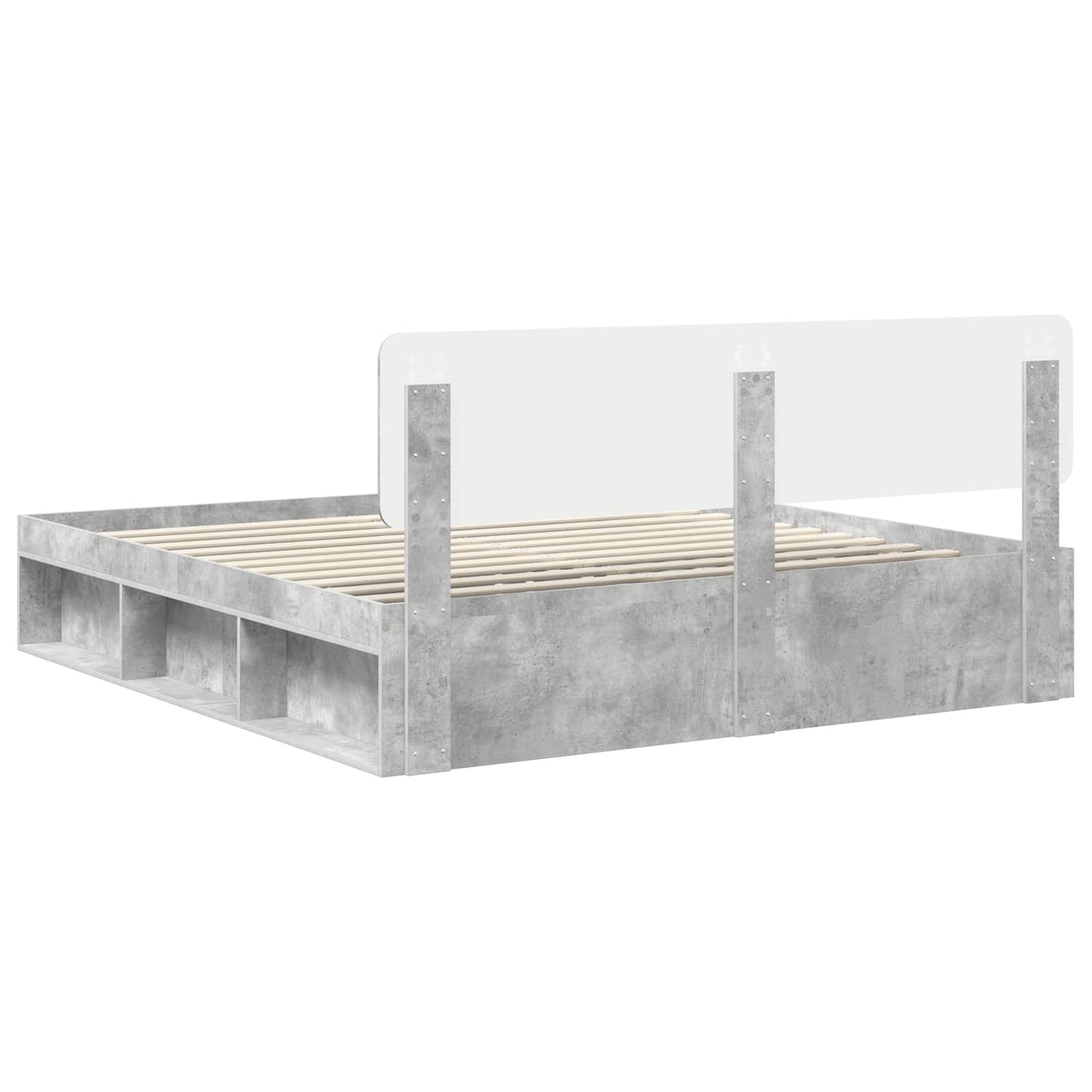 vidaXL Bed Frame with Headboard Concerte 180 x 200 cm Solid Pine Wood