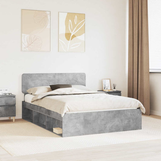 vidaXL Bed Frame with Headboard Concerte 160 x 200 cm Solid Pine Wood