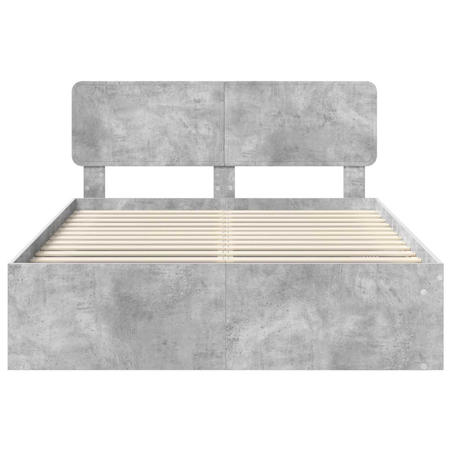 vidaXL Bed Frame with Headboard Concerte 140 x 200 cm Solid Pine Wood