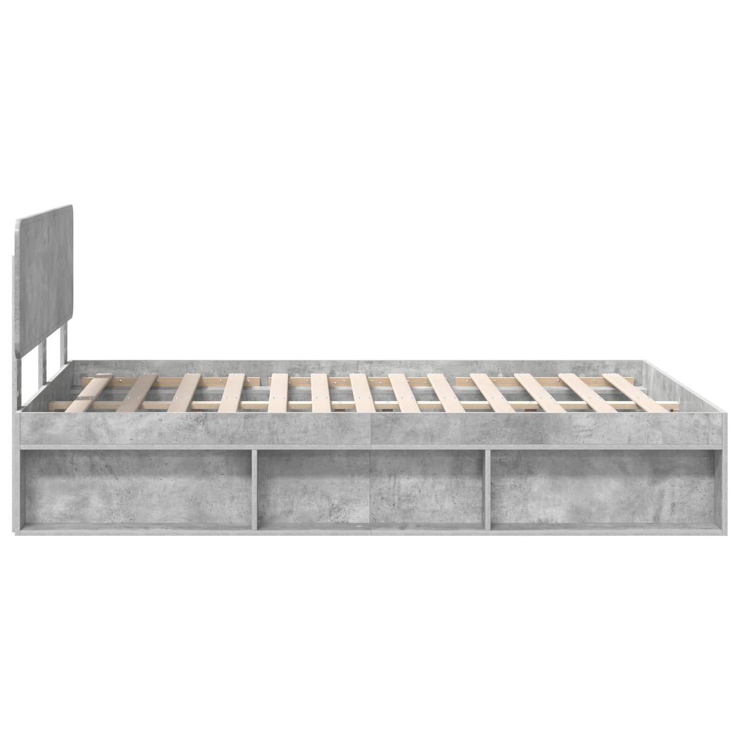 vidaXL Bed Frame with Headboard Concerte 140 x 200 cm Solid Pine Wood
