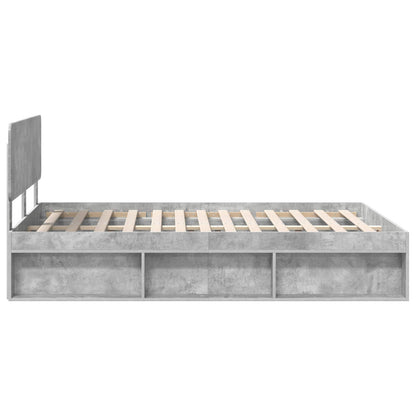 vidaXL Bed Frame with Headboard Concerte 140 x 190 cm Solid Pine Wood