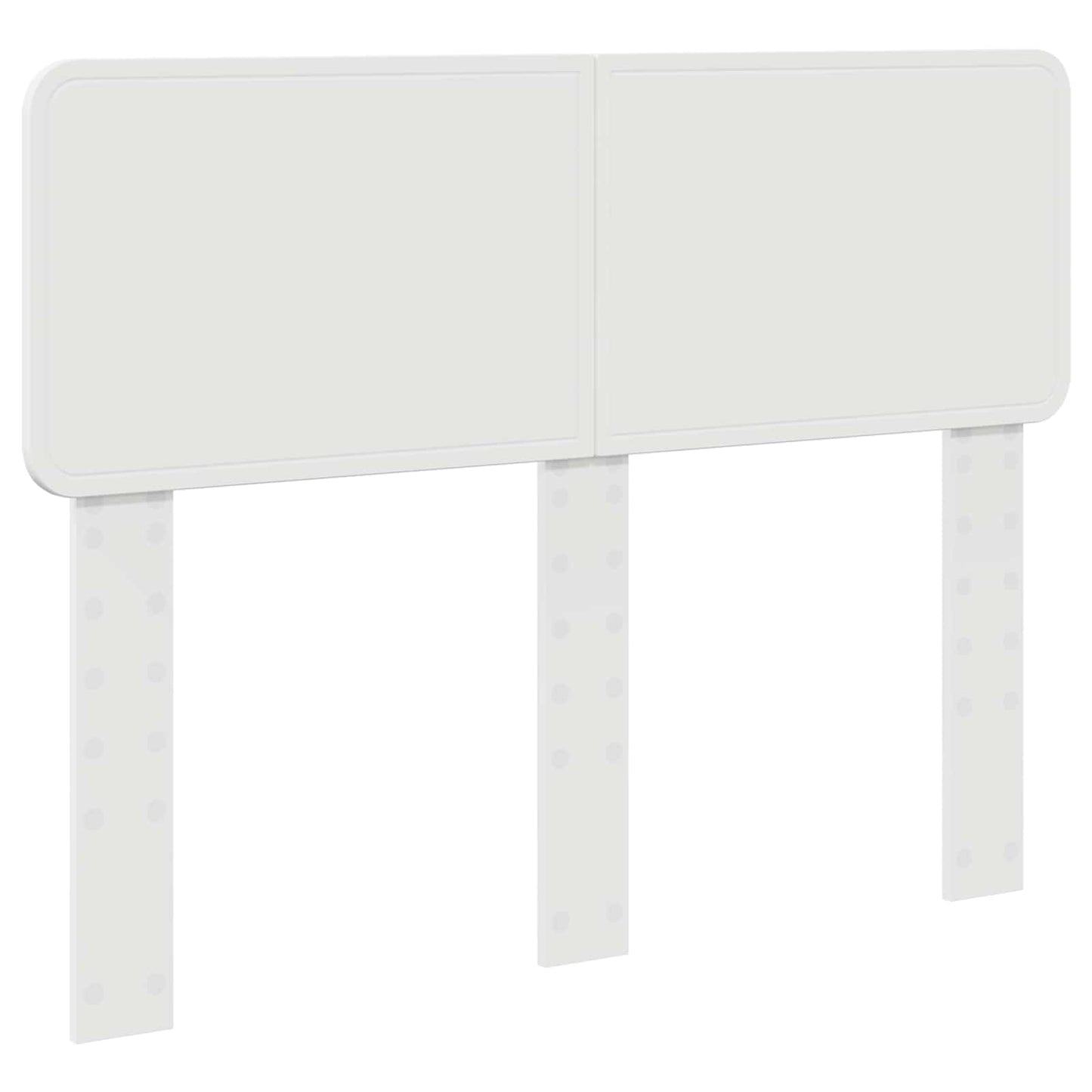 vidaXL Bed Frame with Headboard White 120 x 200 cm Solid Pine Wood