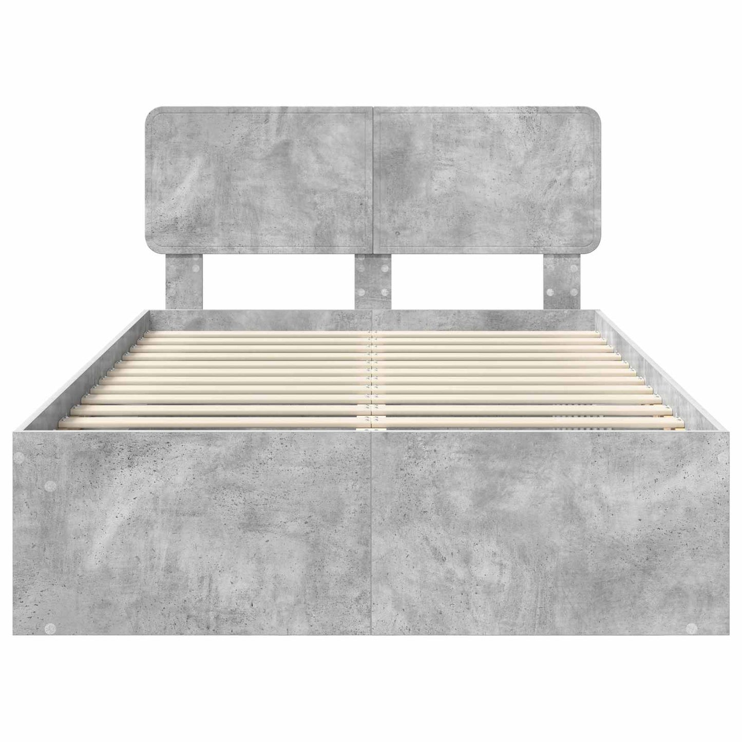 vidaXL Bed Frame with Headboard Concerte 120 x 190 cm Solid Pine Wood