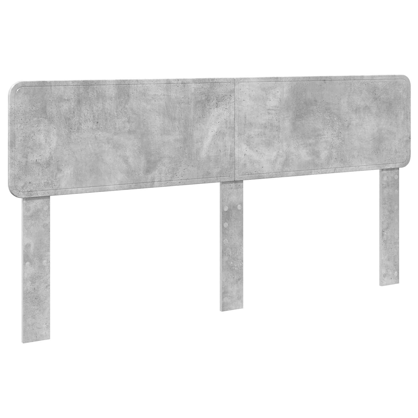 vidaXL Bed Frame Concrete Grey 200 x 200 cm Engineered Wood