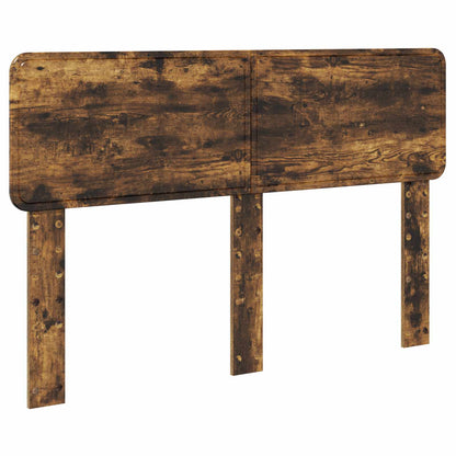 vidaXL Bed Frame with Drawer Smoked Oak 150 x 200 cm Engineered Wood
