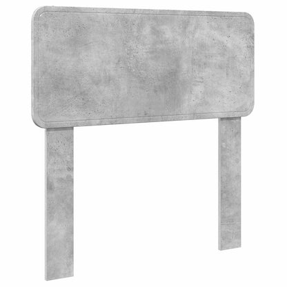 vidaXL Bed Frame with Drawer Concrete Grey 75 x 190 cm Engineered Wood