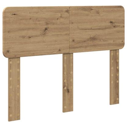 vidaXL Bed Frame with Drawer Artisan Oak 120 x 190 cm Engineered Wood