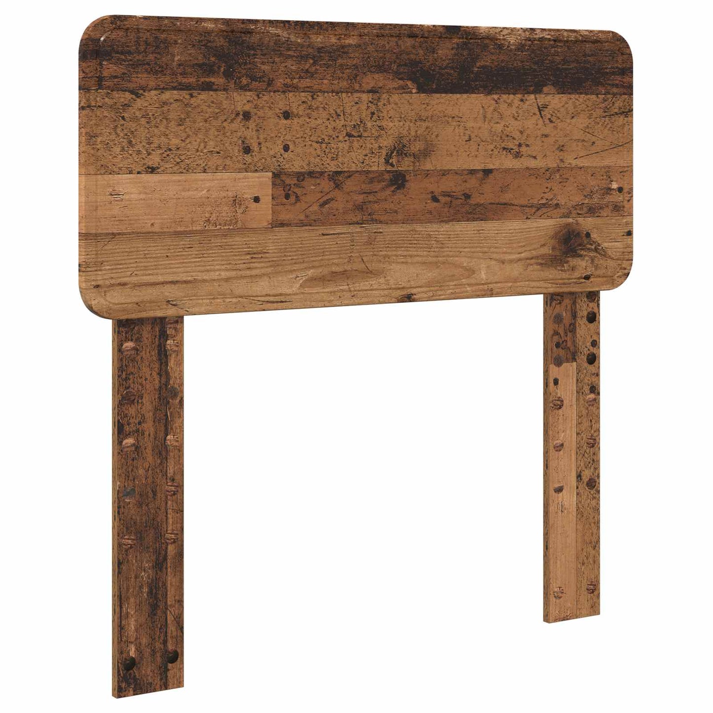 vidaXL Bed Frame with Headboard Old Wood 90 x 190 cm Engineered Wood