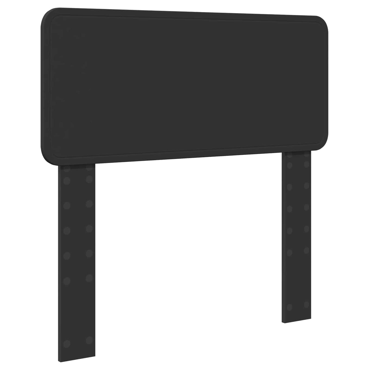 vidaXL Bed Frame with Headboard Black 75 x 190 cm Engineered Wood