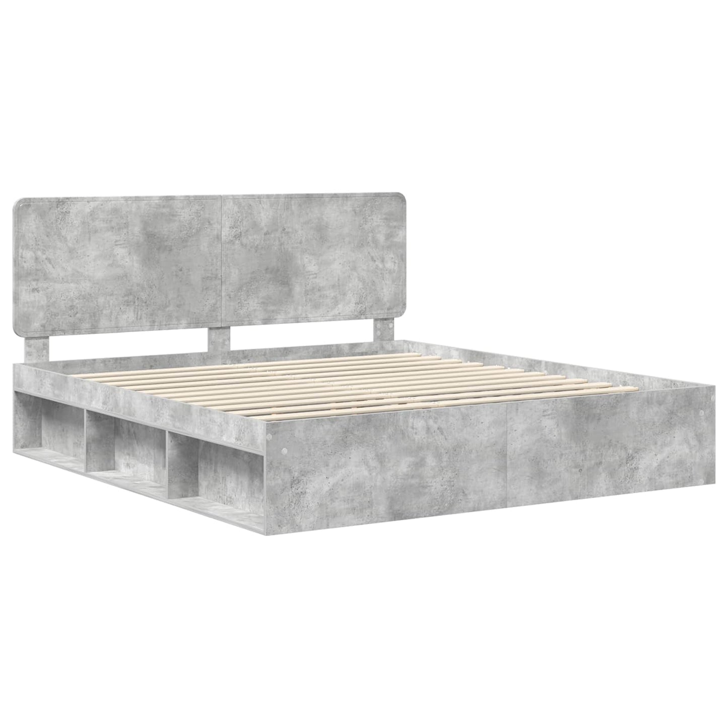 vidaXL Bed Frame with Headboard Concerte 180 x 200 cm Solid Pine Wood