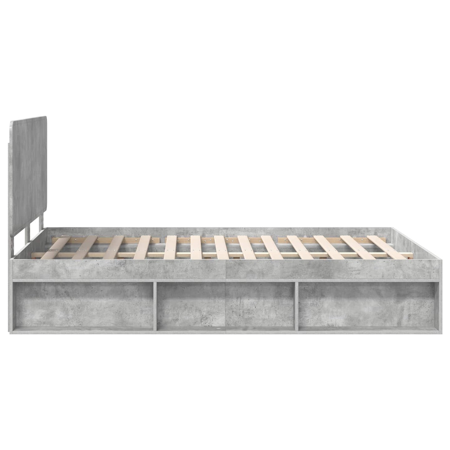 vidaXL Bed Frame with Headboard Concerte 140 x 200 cm Solid Pine Wood