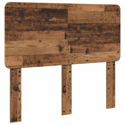 vidaXL Bed Frame with Headboard Old Wood 120 x 200 cm Solid Pine Wood