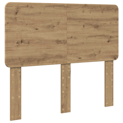 vidaXL Bed Frame Artisian Oak 120 x 200 cm Solid Pine Wood