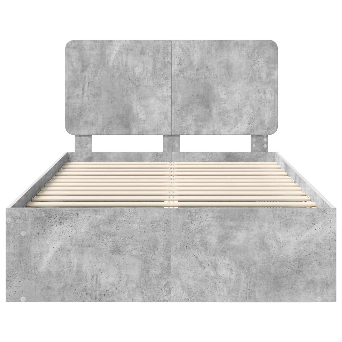 vidaXL Bed Frame with Headboard Concerte 120 x 190 cm Solid Pine Wood
