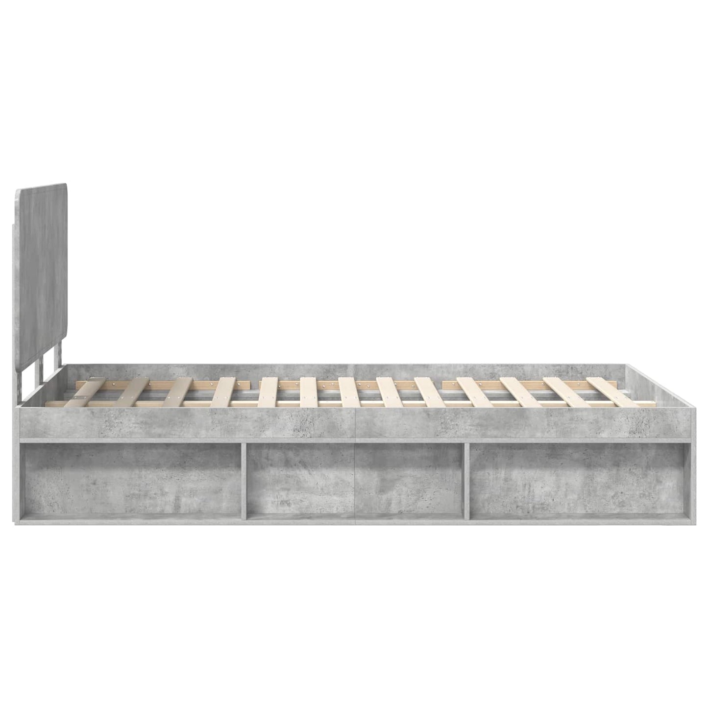 vidaXL Bed Frame with Headboard Concerte 120 x 190 cm Solid Pine Wood