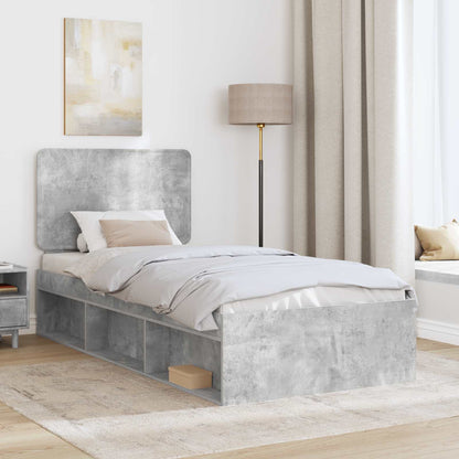 vidaXL Bed Frame with Headboard Concerte 90 x 200 cm Solid Pine Wood