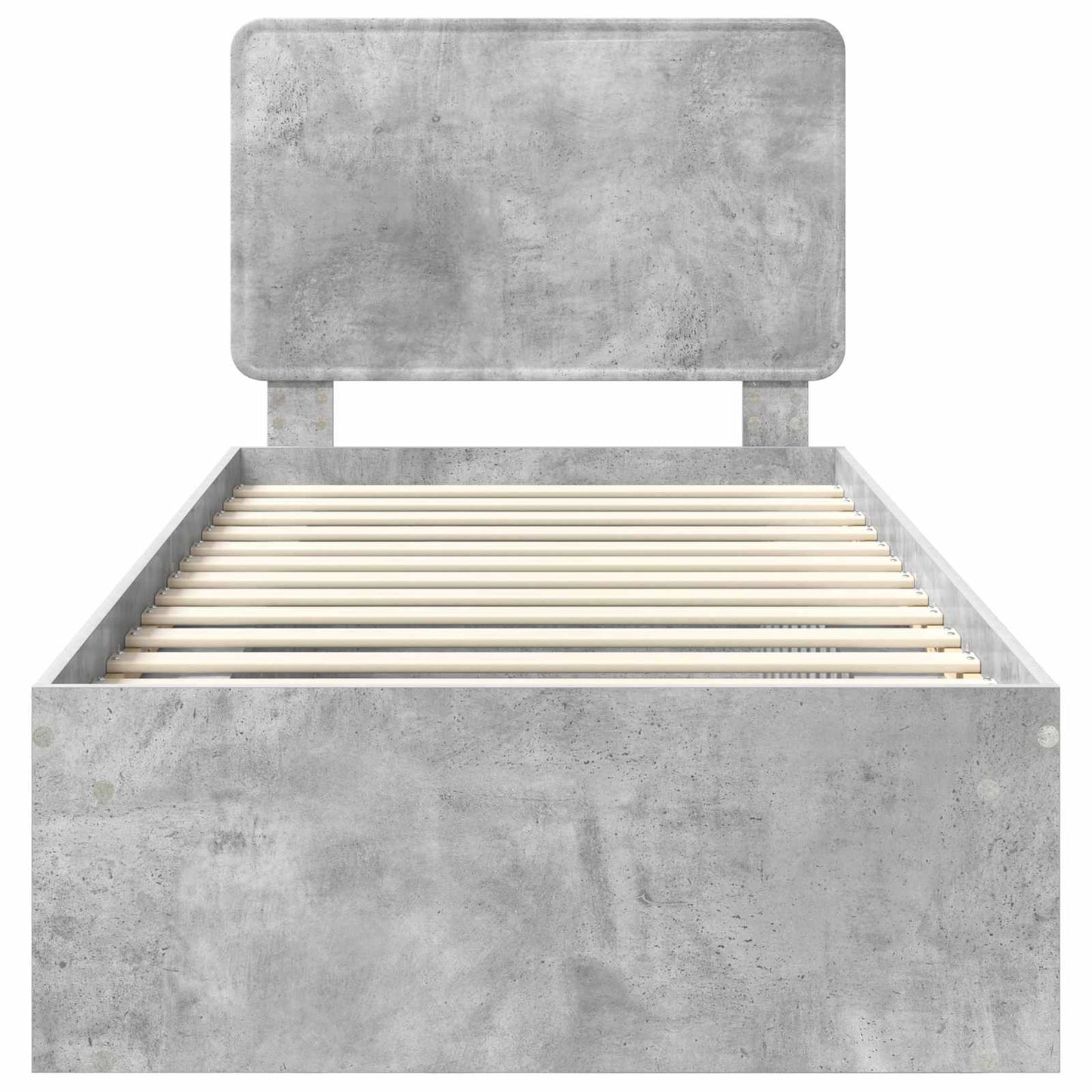vidaXL Bed Frame with Headboard Concerte 90 x 200 cm Solid Pine Wood