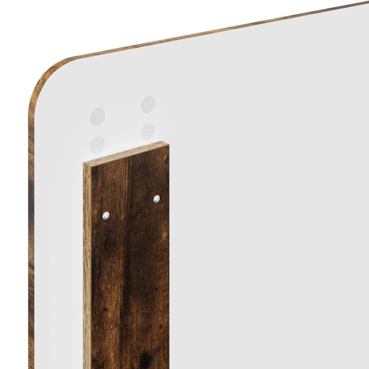 vidaXL Bed Frame with Headboard Smoked Oak 75 x 190 cm Solid Pine Wood