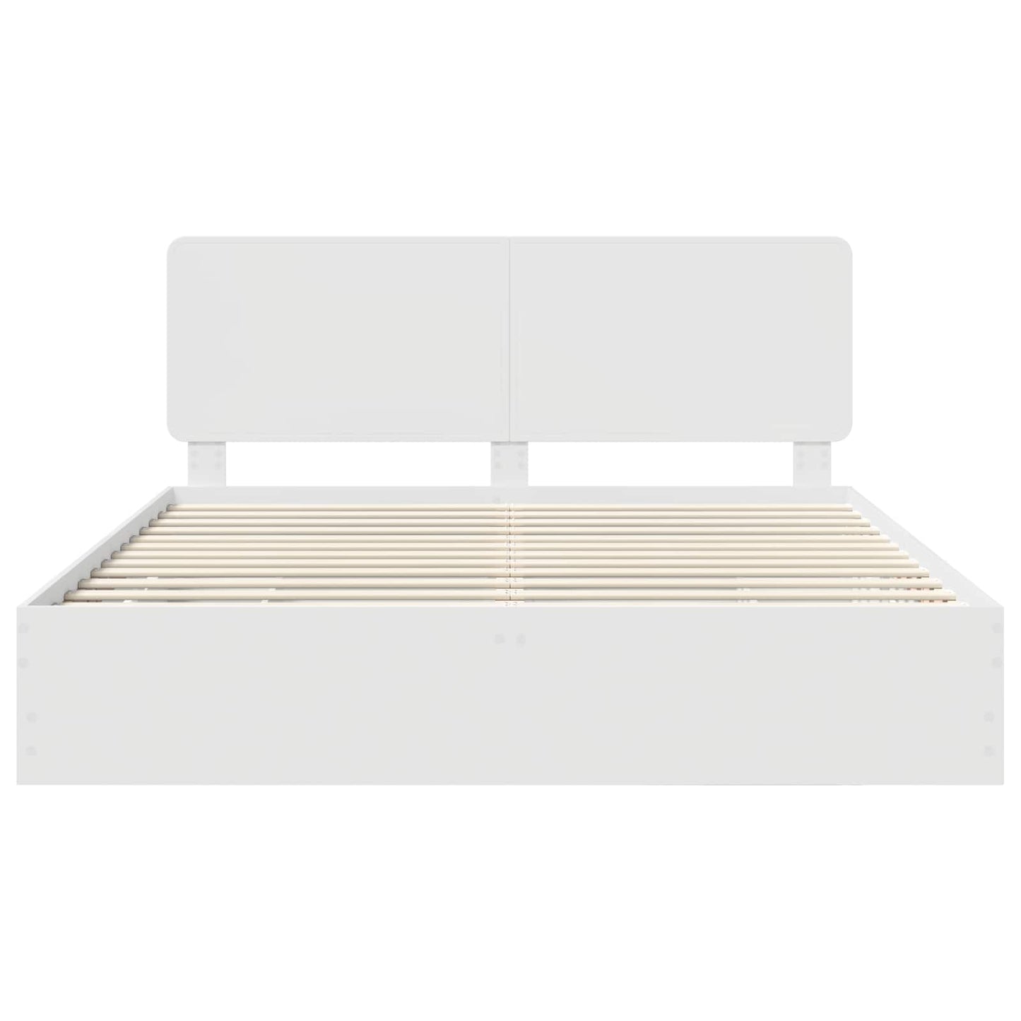 vidaXL Bed Frame with Drawer White 180 x 200 cm Engineer Wood