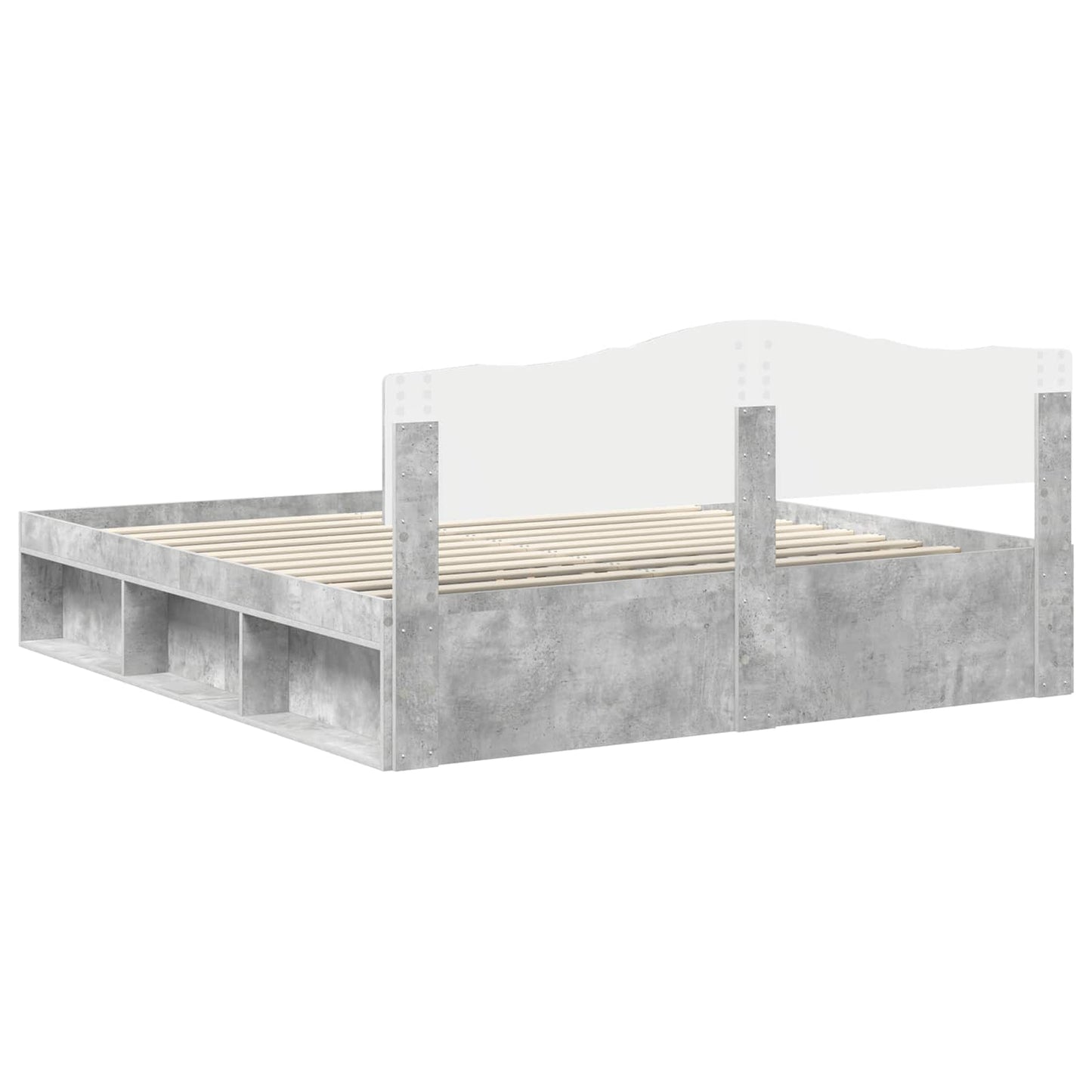 vidaXL Bed Frame with Headboard Concerte 180 x 200 cm Solid Pine Wood