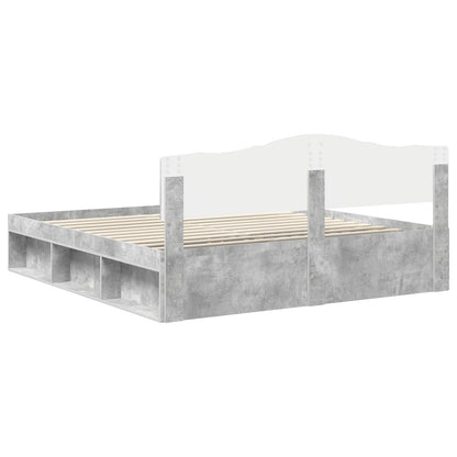 vidaXL Bed Frame with Headboard Concerte 180 x 200 cm Solid Pine Wood