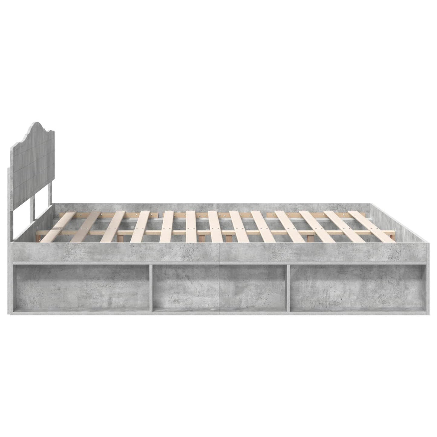 vidaXL Bed Frame with Headboard Concerte 180 x 200 cm Solid Pine Wood