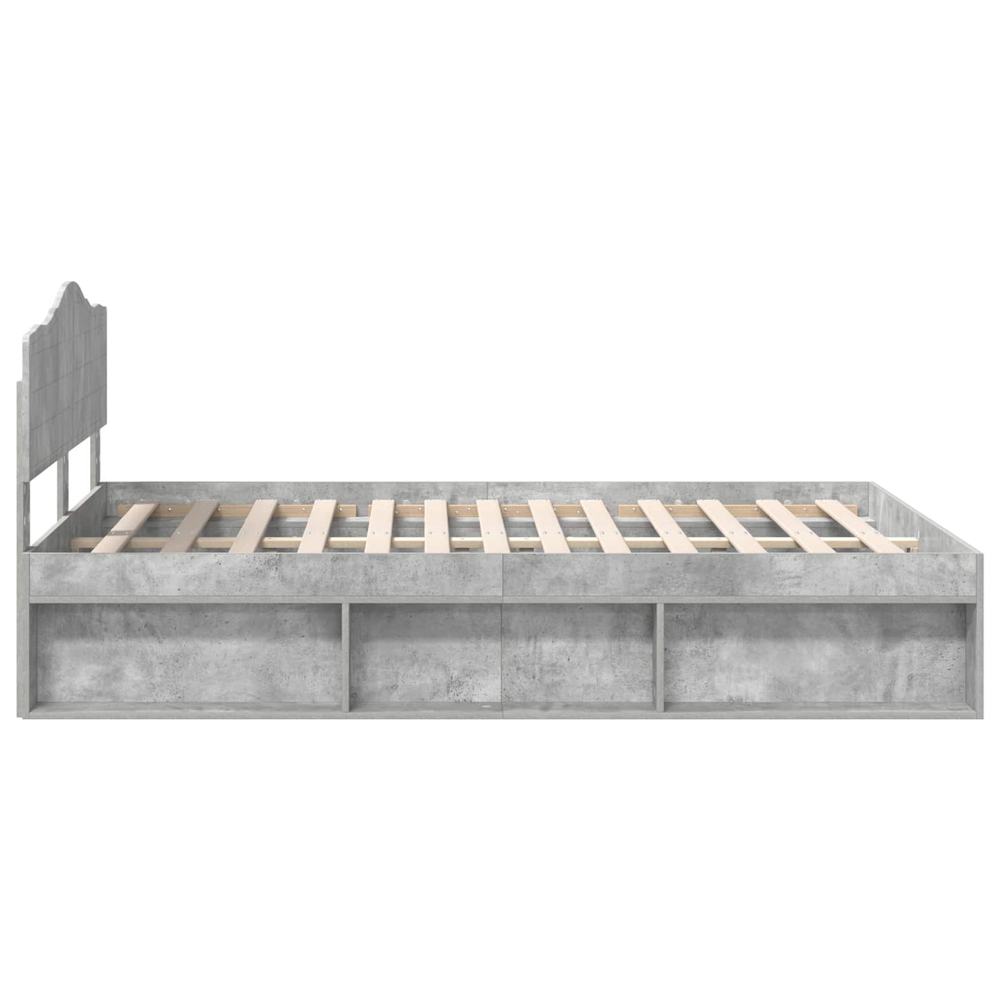 vidaXL Bed Frame with Headboard Concerte 160 x 200 cm Solid Pine Wood