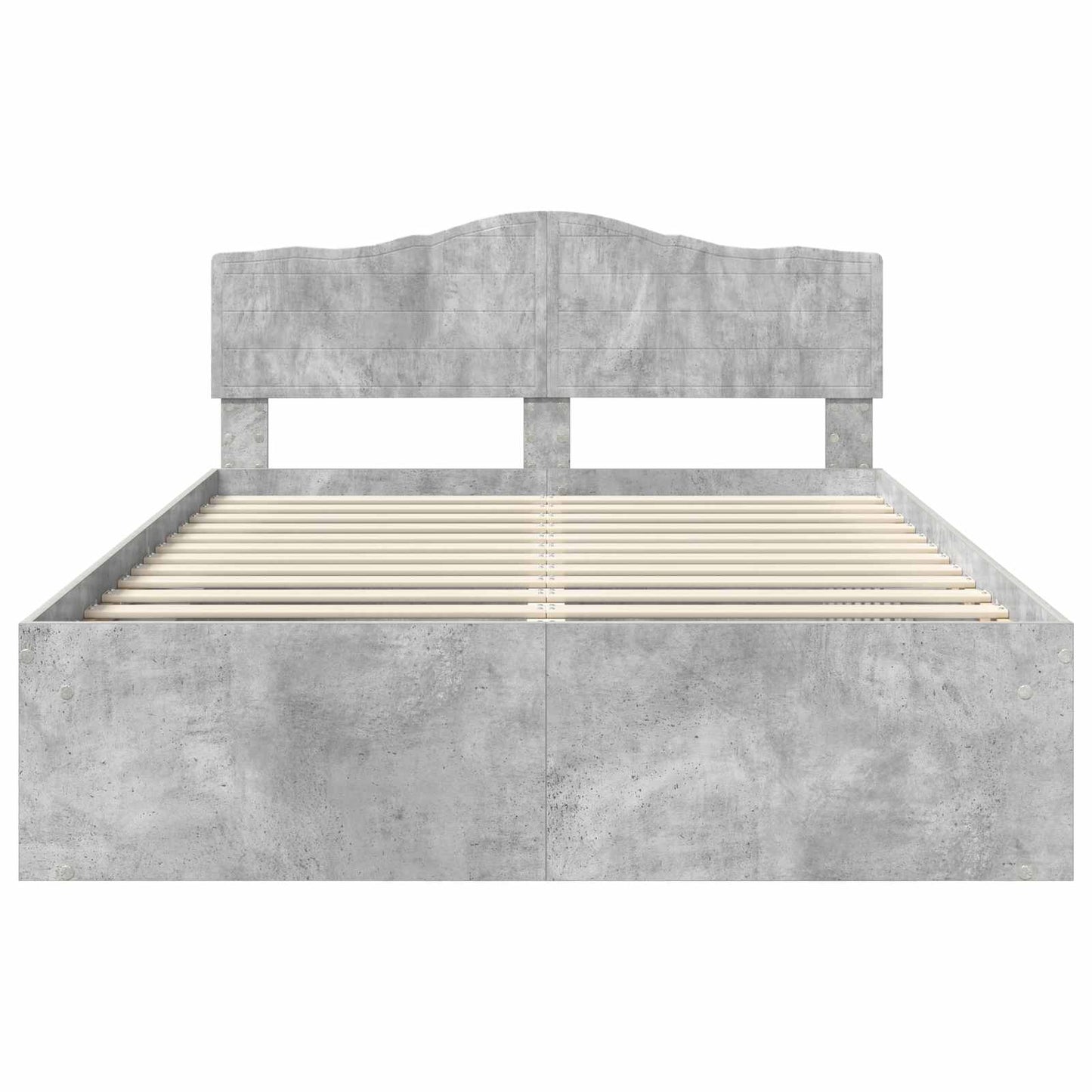 vidaXL Bed Frame with Headboard Concerte 140 x 200 cm Solid Pine Wood