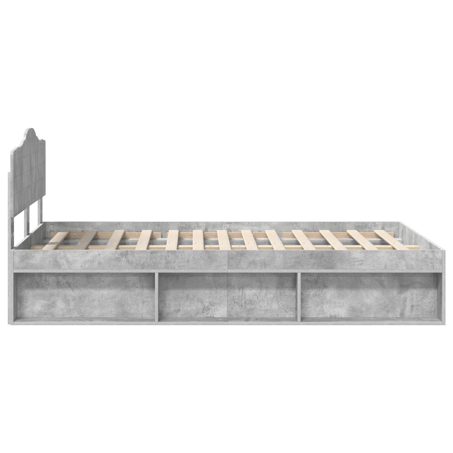 vidaXL Bed Frame with Headboard Concerte 120 x 200 cm Solid Pine Wood