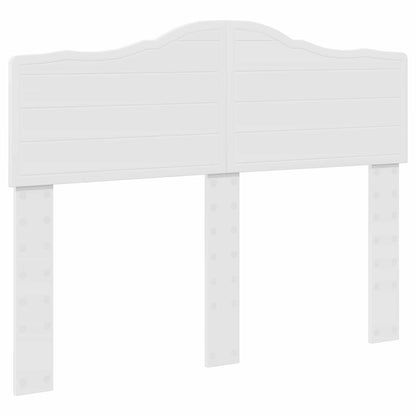 vidaXL Bed Frame with Headboard White 120 x 190 cm Solid Pine Wood