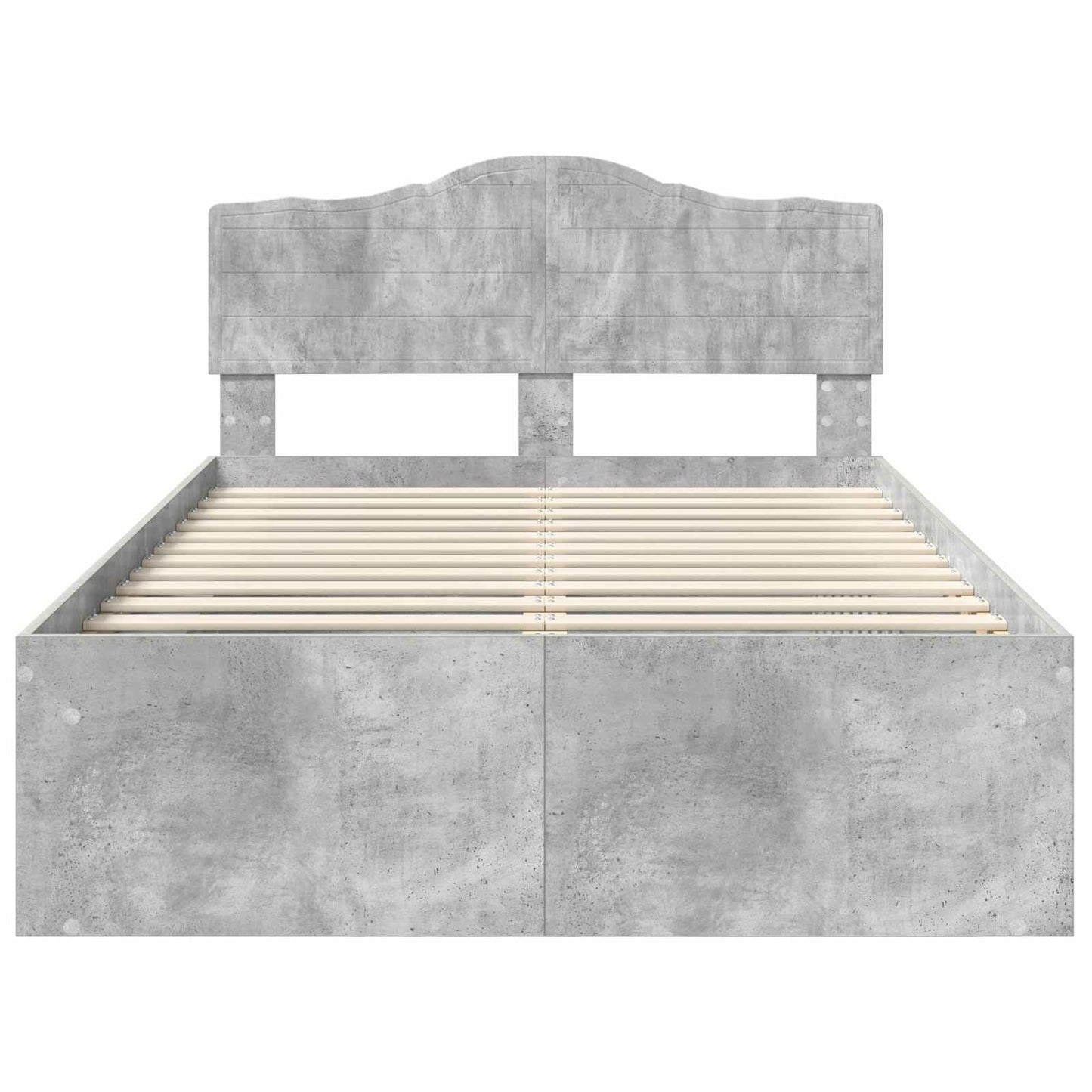 vidaXL Bed Frame with Headboard Concerte 120 x 190 cm Solid Pine Wood